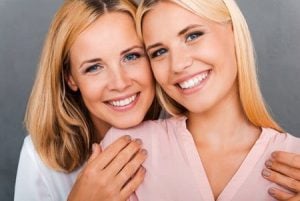 people smiling with white teeth