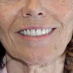 after picture, smiling woman
